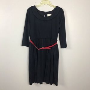ModCloth Accordion Pleat 3/4 Sleeve Dress